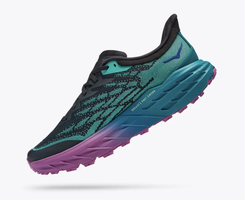 Hoka Speedgoat 5 Blue Graphite/Kayaking Trail Running Shoes-6